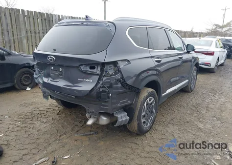 2022 Hyundai Santa Fe Hybrid Blue z USA, uszkodzony, nr VIN KM8S2DA16NU016135